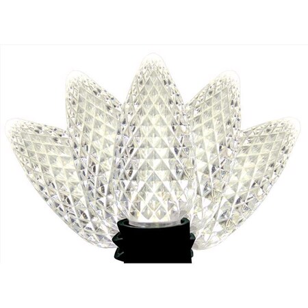 Celebrations Celebrations Platinum LED C9 Pure White 25 ct String Christmas Lights 25 ft. C925FPWSA